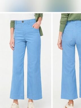 J Crew Petite High Rise Cropped Pant